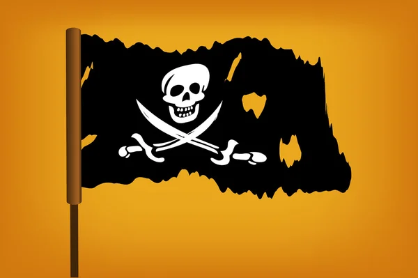 Pirate Flag — Stock Vector