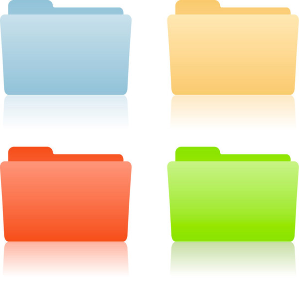 папка с местом для ярлыка
