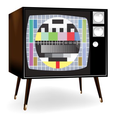 test ekran sinyal ile TV