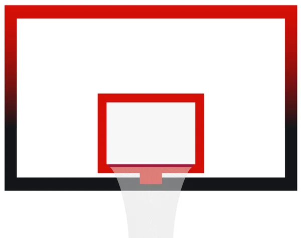 Illustrazione vettoriale del Basketball Court Board — Vettoriale Stock