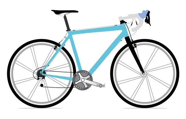 Enda cykel illustration ikonen — Stock vektor