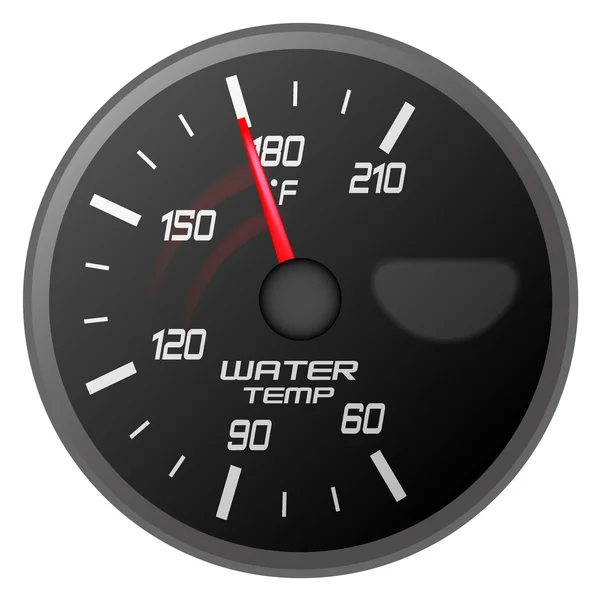 Water temperatuurmeter — Stockvector