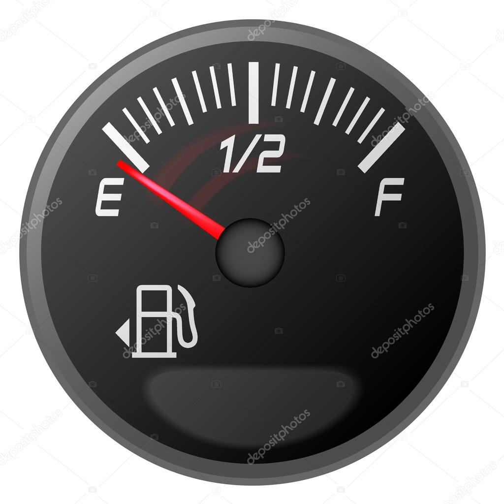 petrol meter, fuel gauge