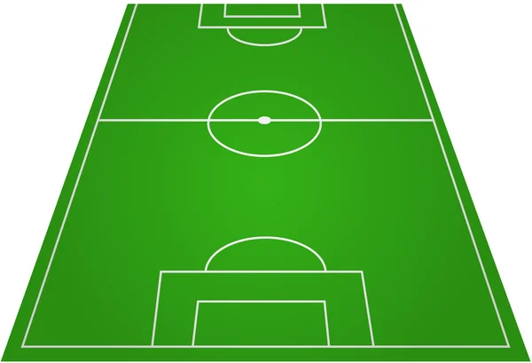 Вектор футбольного поля футболу — стоковий вектор