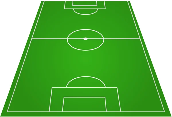 Campo de fútbol campo vector — Vector de stock