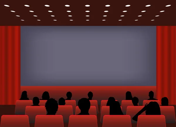 Cinema screening — Stock Vector