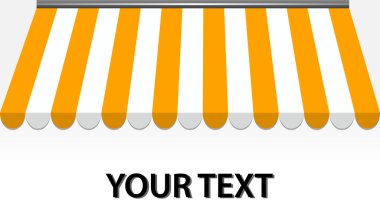 Sarı mağazası tente