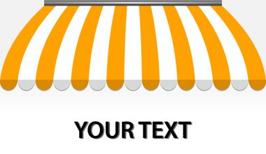 Sarı mağazası tente