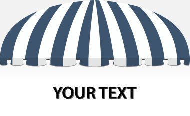 Mavi mağazası tente