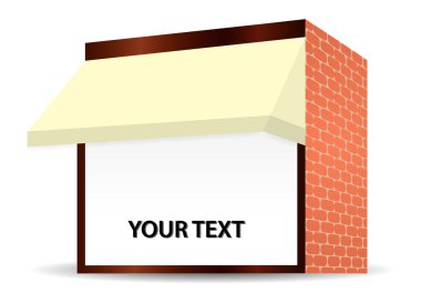 Sarı mağazası tente