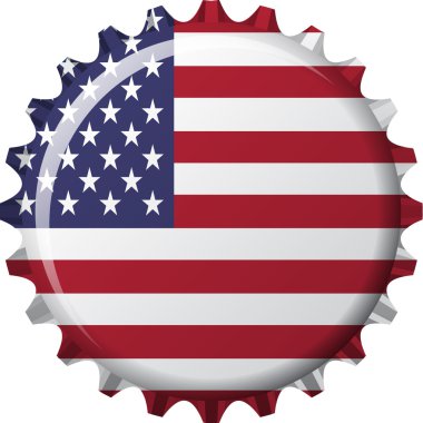 Amerika Birleşik Devleti taç kap şeklinde bayrağı