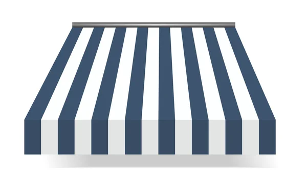 Toldo Storefront en azul — Vector de stock