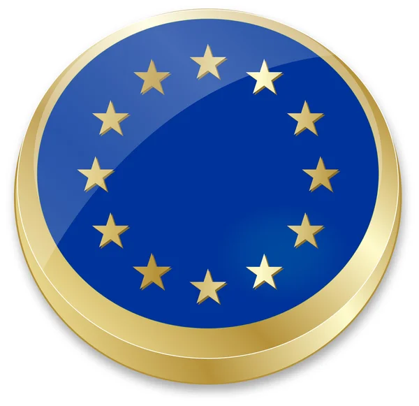 A Koronazár Európai Unió zászlaja — Stock Vector