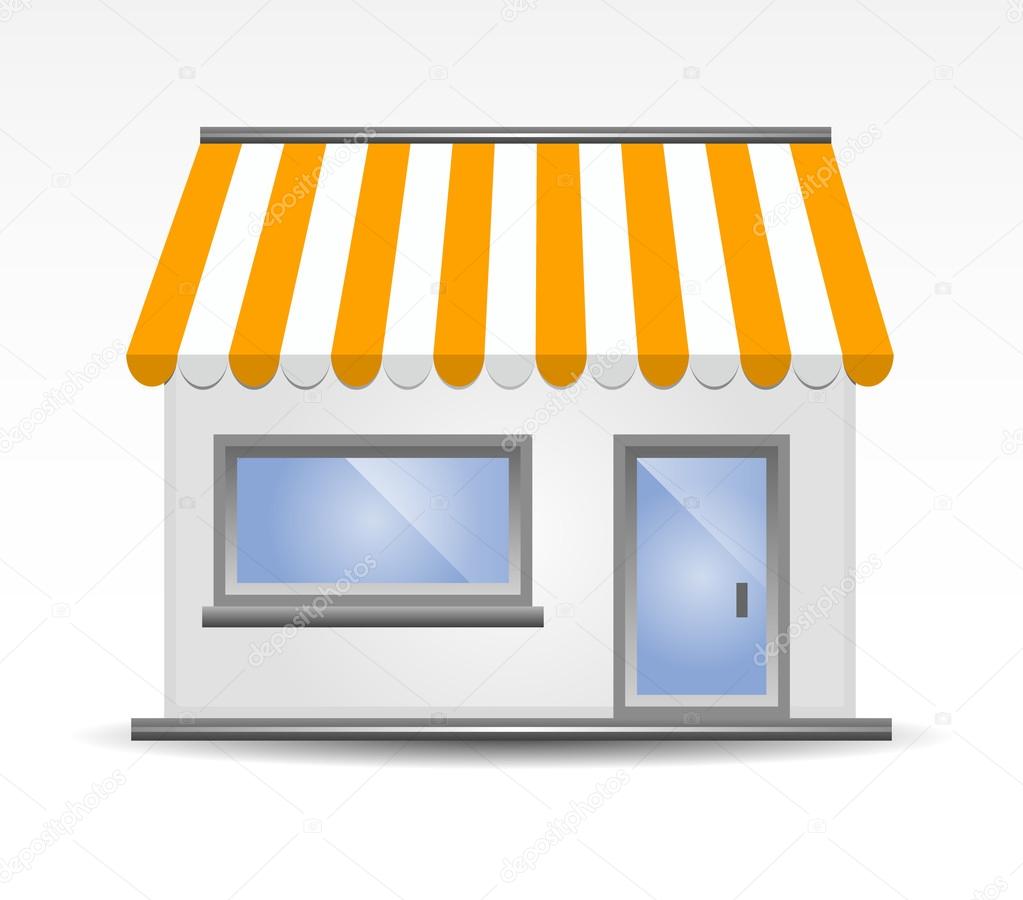Storefront Awning in yellow