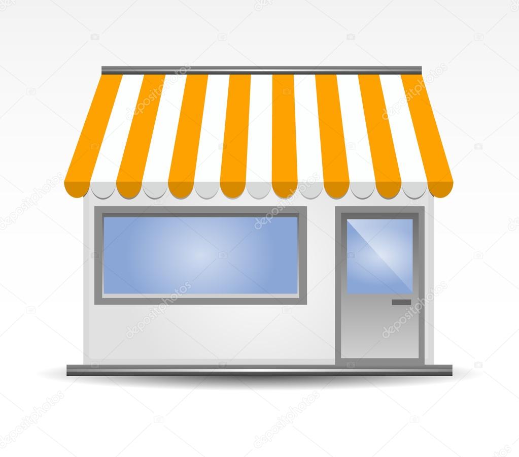 Storefront Awning in yellow