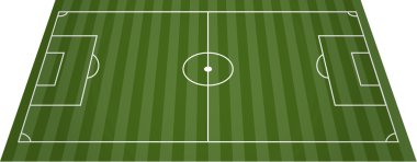 Futbol sahası saha vektörü