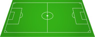 Futbol sahası saha vektörü