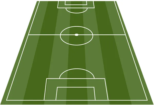 Voetbal voetbalveld pitch vector — Stockvector