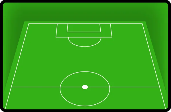 Campo de fútbol campo vector — Vector de stock