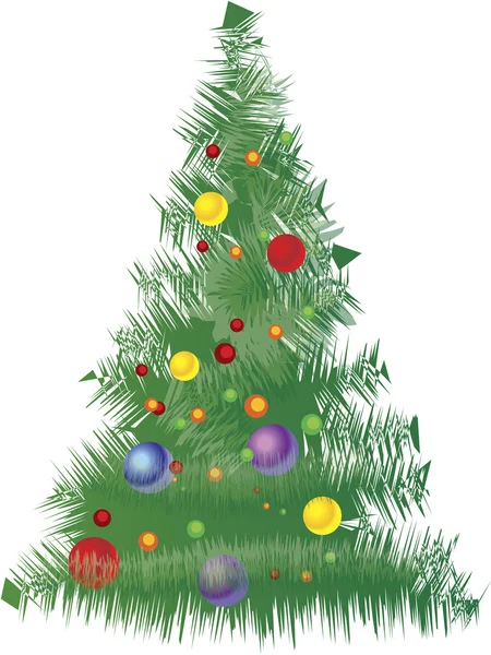 Vector árbol de Navidad — Vector de stock