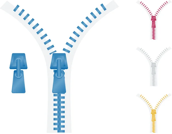Cremallera — Vector de stock