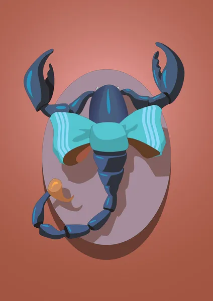 Scorpio. 12 znaków zodiaku. — Wektor stockowy