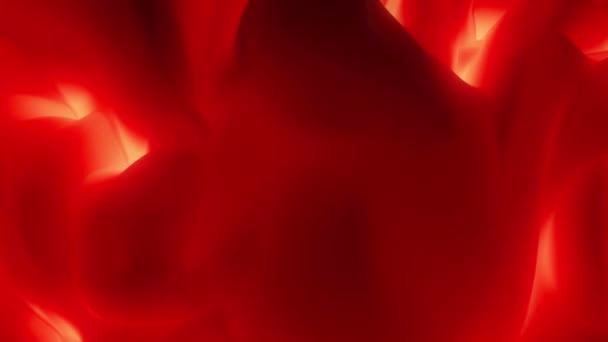 Rendering Volcanic Lava Floating Evolving Shiny Surface Abstract Colorful Fluid — Stockvideo