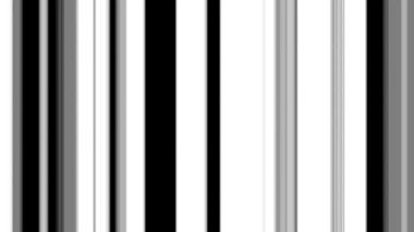 Evolving black and white stripes abstract motion background, 4k looping animation