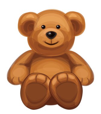 sevimli ayı vektör.