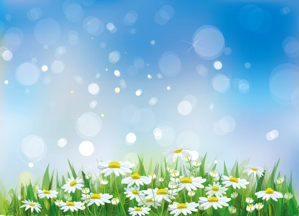 Vector de fondo de primavera — Vector de stock