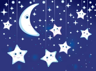 Yıldızlı gece.