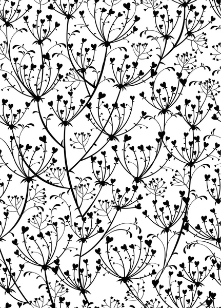 Seamless floral pattern. — Stock Vector