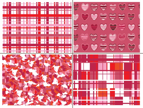 Patrón de corazones sin costuras para el día de San Valentín . — Archivo Imágenes Vectoriales