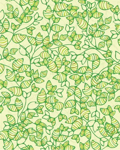 Seamless pattern of leaves. — Stock Vector