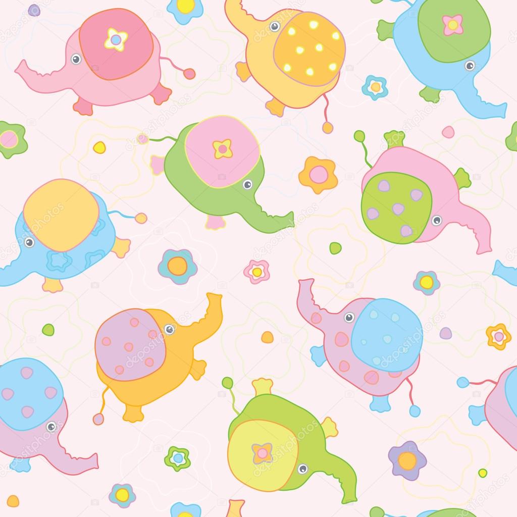 Cute background , small baby elephants