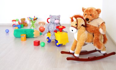 Toys in kidsroom