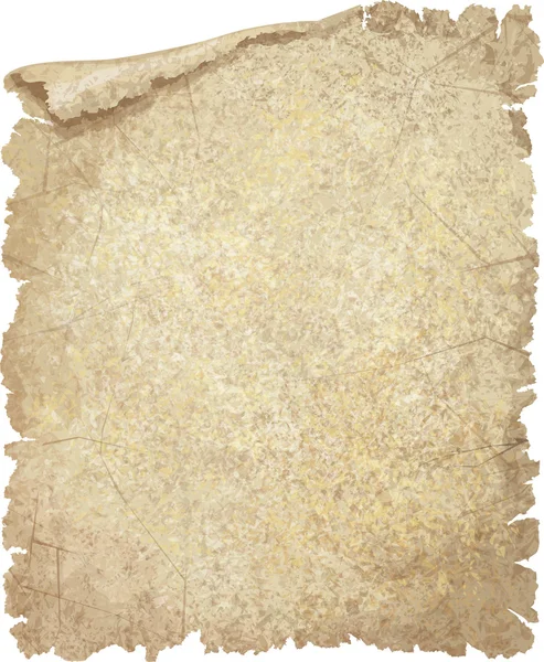 Eski ve klasik kağıt beyaz zemin üzerine izole — Stok Vektör