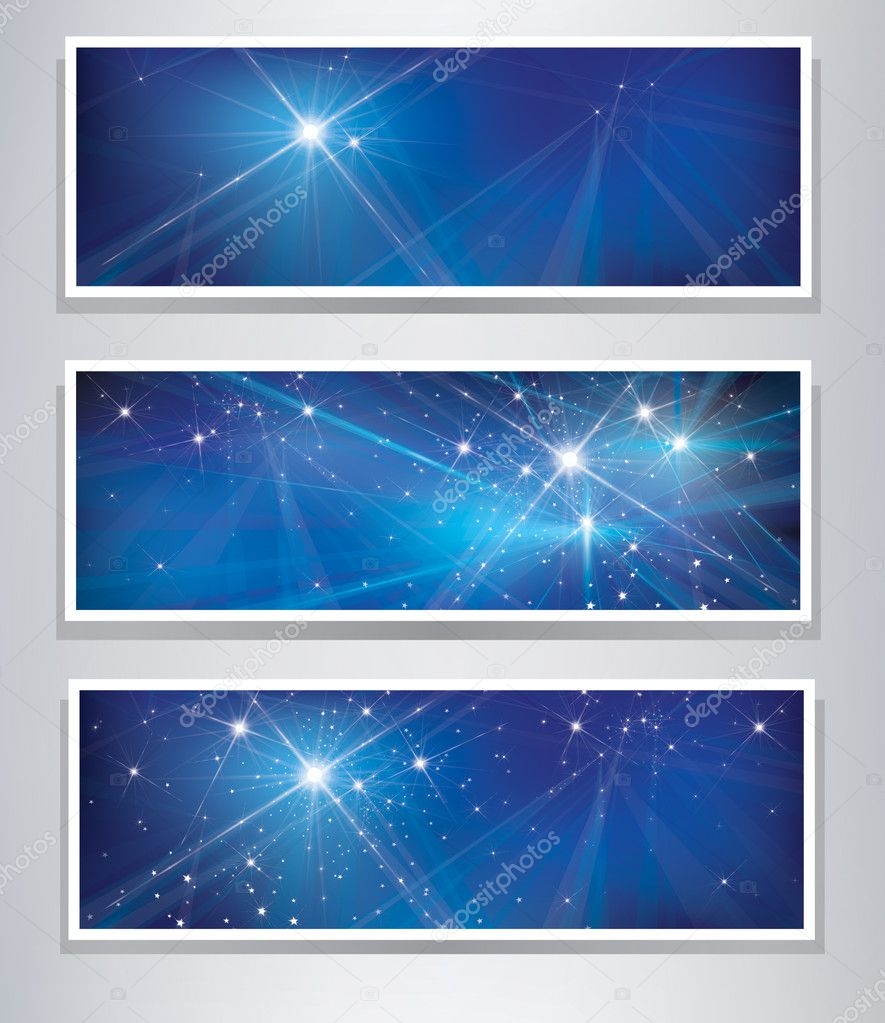 set of banners for design.