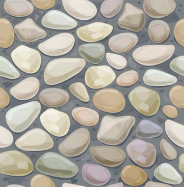 texture of pebble stonewall. clipart