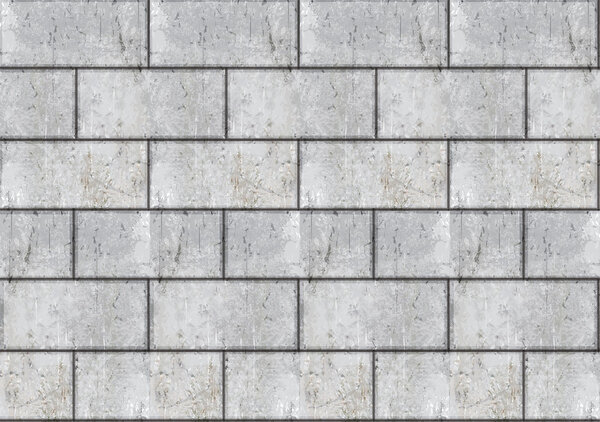 Векторная гладкая кирпичная стена
