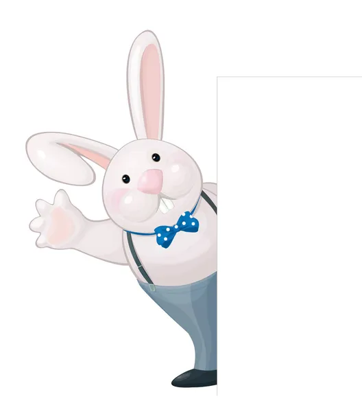 Vector of funny rabbit — Stock Vector