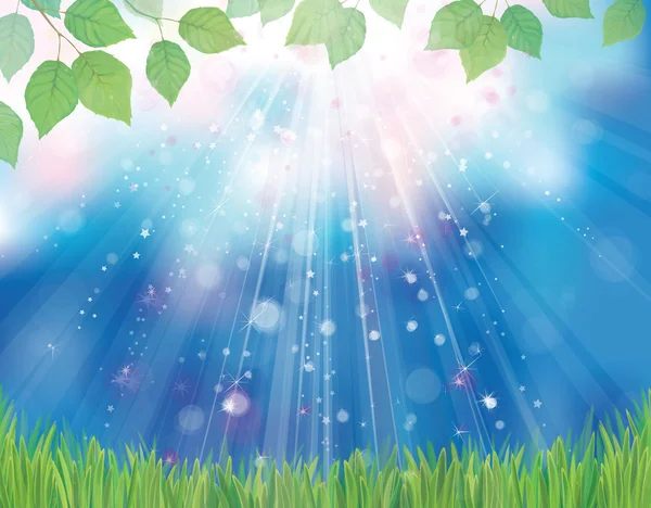 Vector nature background. — Stock Vector
