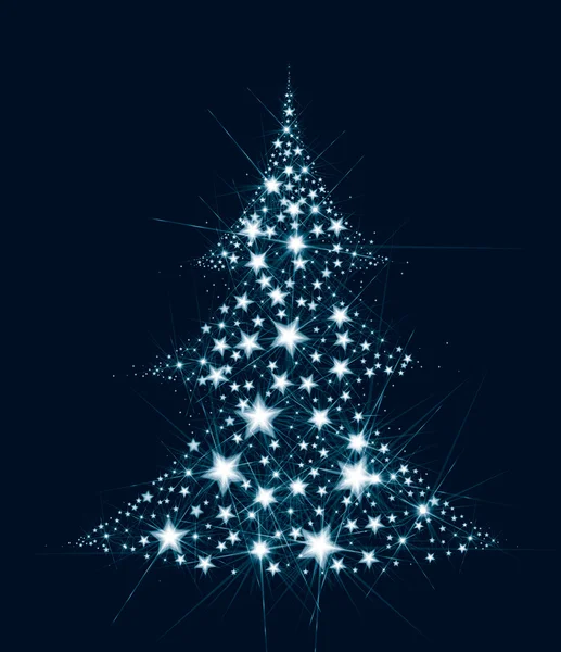 Vector Kerstboom. — Stockvector