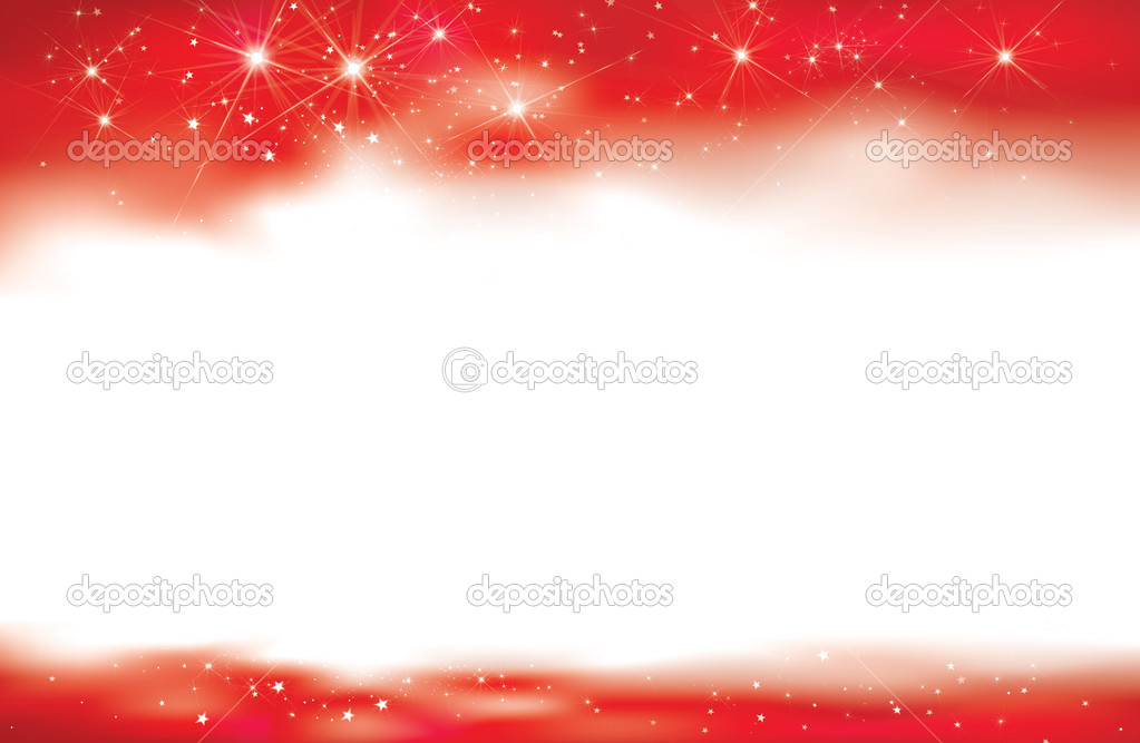 Red starry background