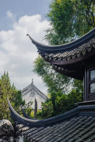 苏州狮子园的中国传统建筑 石英林 — 图库照片