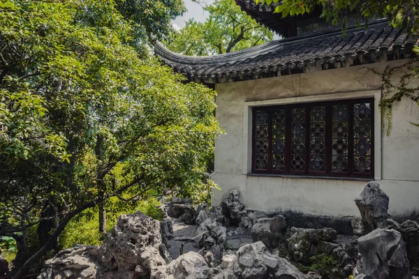 Paysage Traditionnel Jardin Chinois Jardin Lion Grove Shizilin Suzhou Chine — Photo