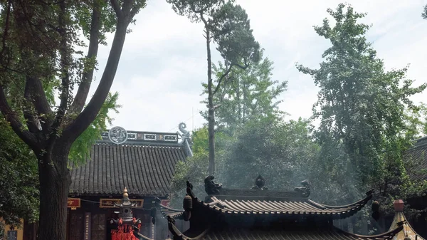 Tradiční Čínská Architektura Hanshan Temple Hanshansi Suzhou Čína — Stock fotografie