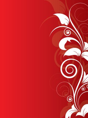 çiçek arka plan tasarımı swirls ile için