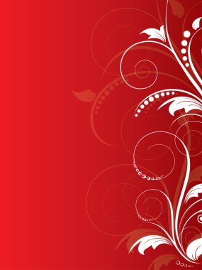 çiçek arka plan tasarımı swirls ile için
