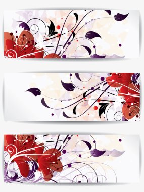 çiçek arka plan tasarımı swirls ile için
